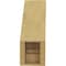 Ekena Millwork 5-inch W x 10-inch D x 14-inch H Pescadero Rough Cedar Woodgrain TimberThane Knee Brace, Primed BRCUR05X10X14PECRCPR - alternate 5